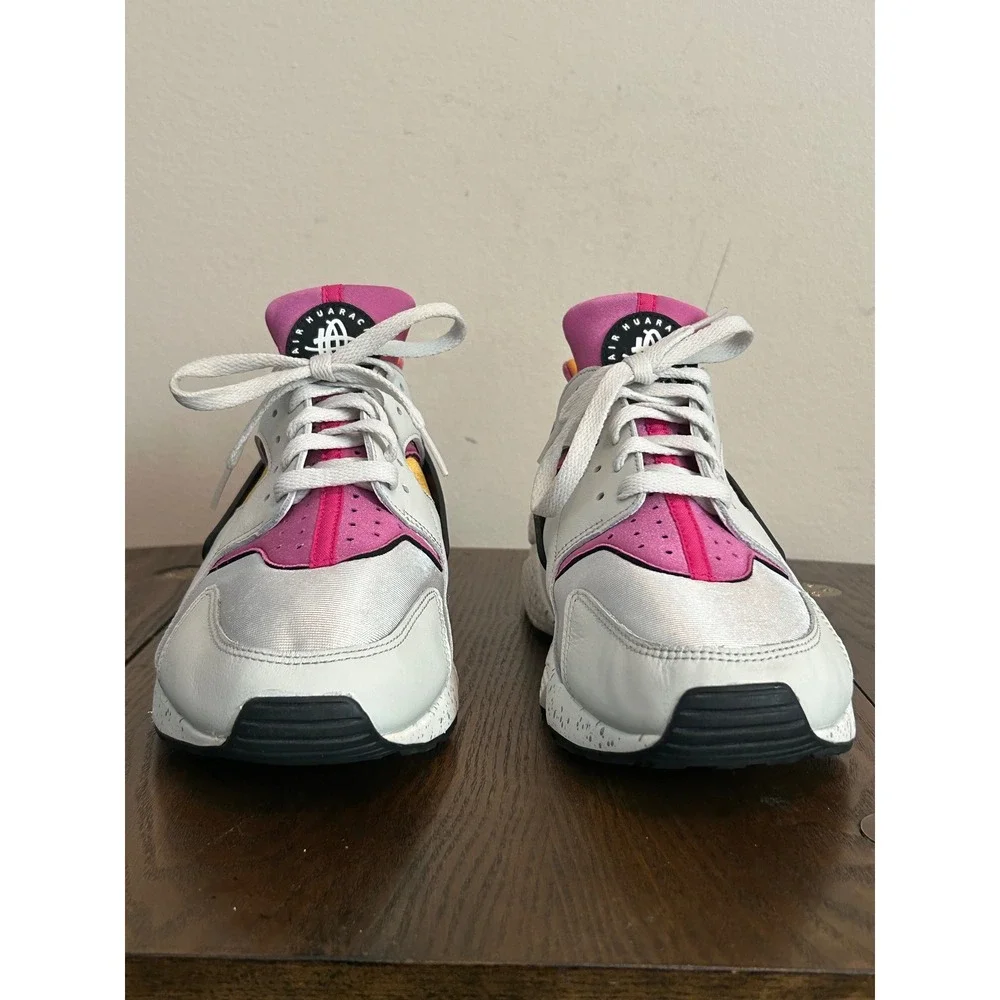 Nike‎ Huarache White Yellow Gold Pink Men's Size 11.5 DD1068-003
